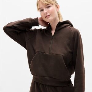 Athleta Forever Fleece 1/2 Zip Hoodie